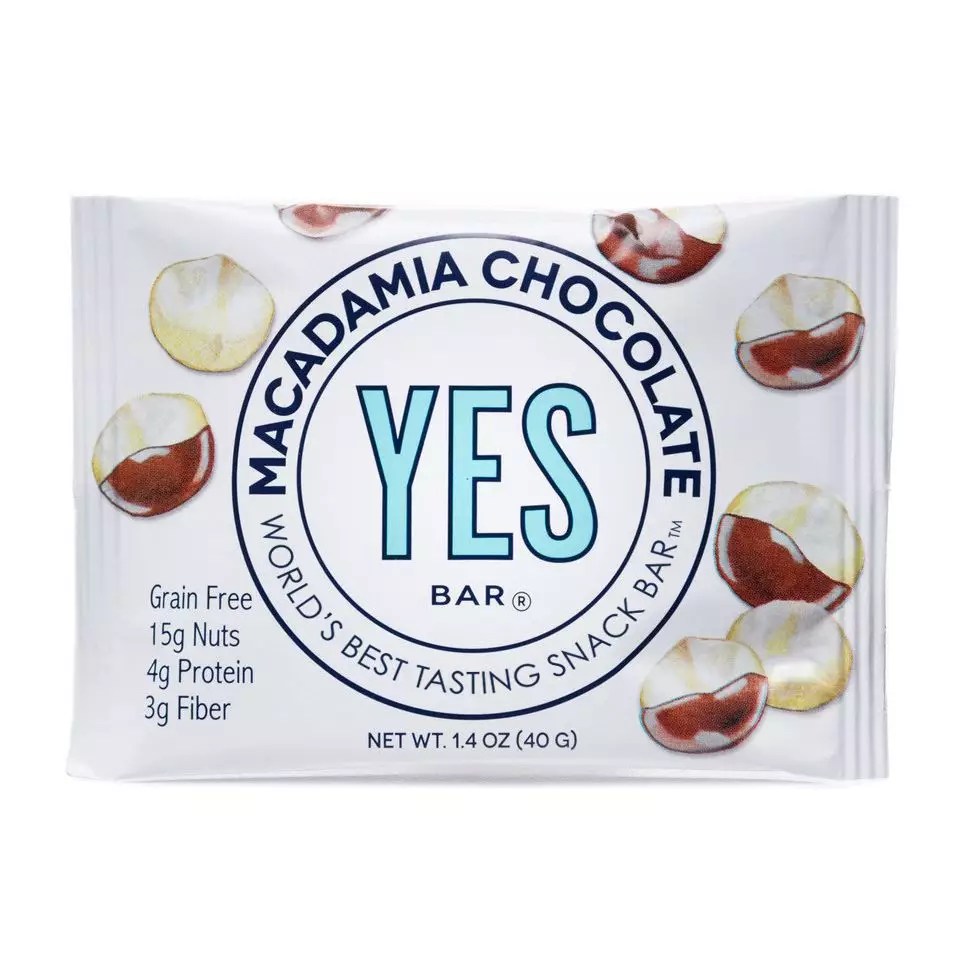 YES BAR Macadamia Chocolate Bars Thrive Market