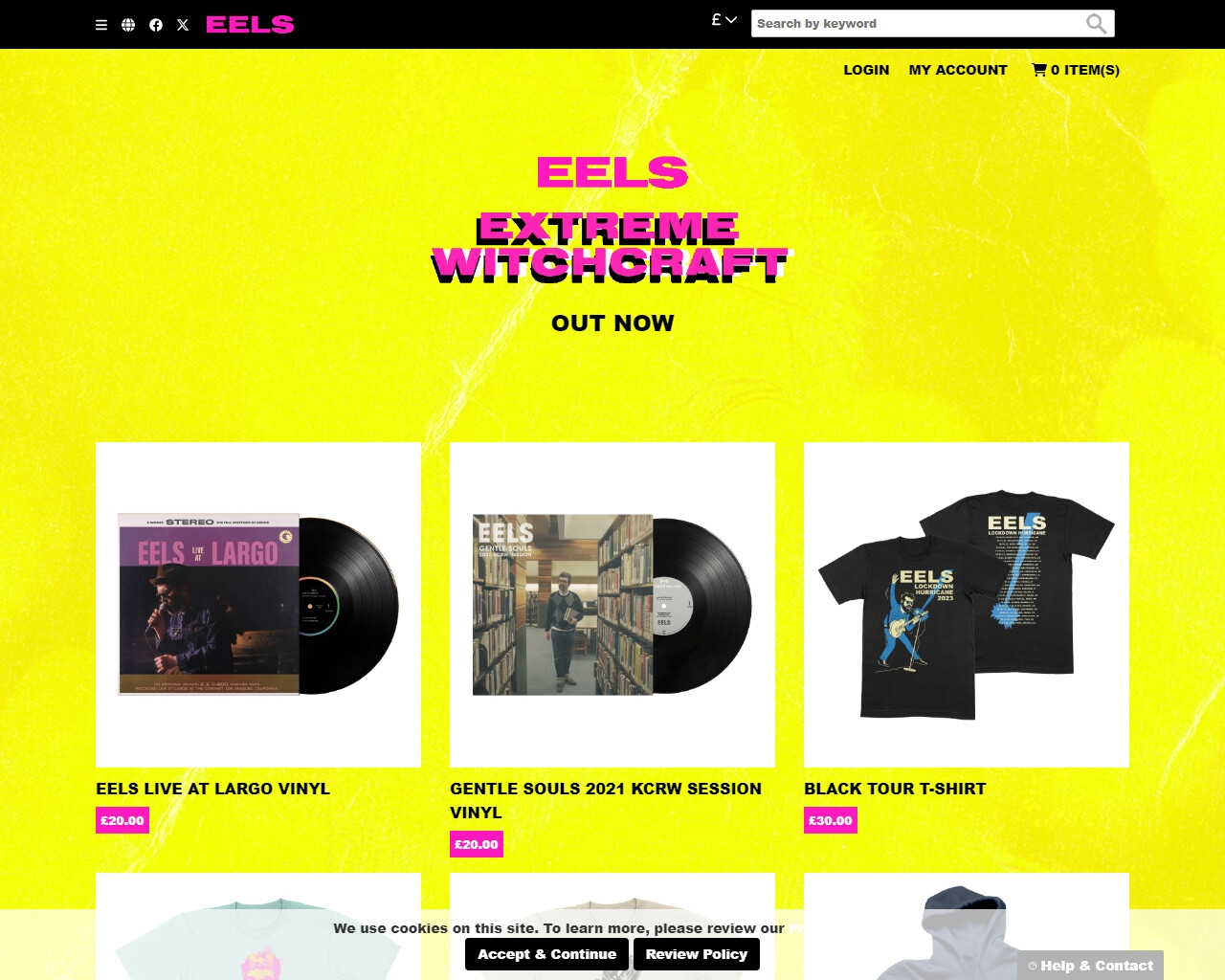 Tremendous Dynamite Double Live CD Album (Exclusive) on Eels Official