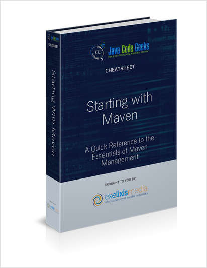 Starting with Maven Management Cheatsheet Free Cheat Sheet