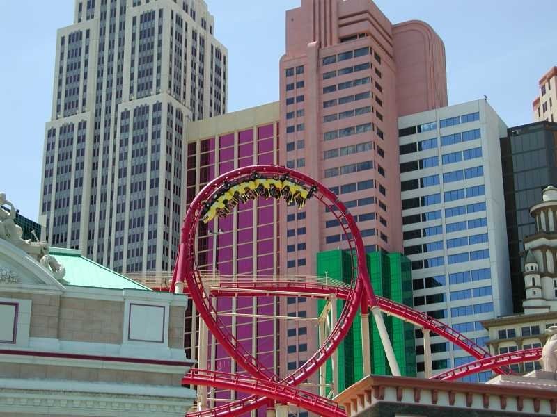 Roller Coaster New York, New York Hotel & Casino
