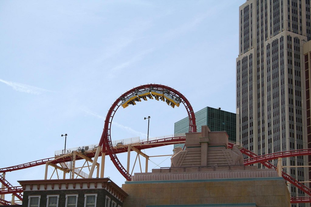 Roller Coaster New York, New York Hotel & Casino