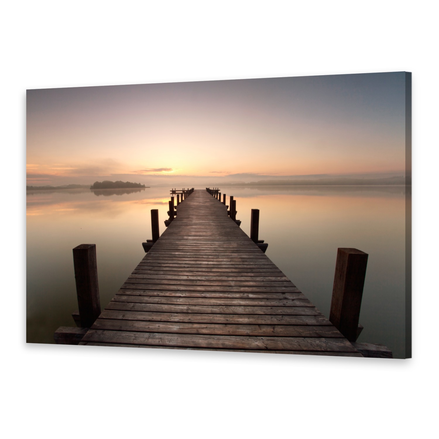LeinwandBilder Wandbild Druck auf Canvas Kunstdruck Pier