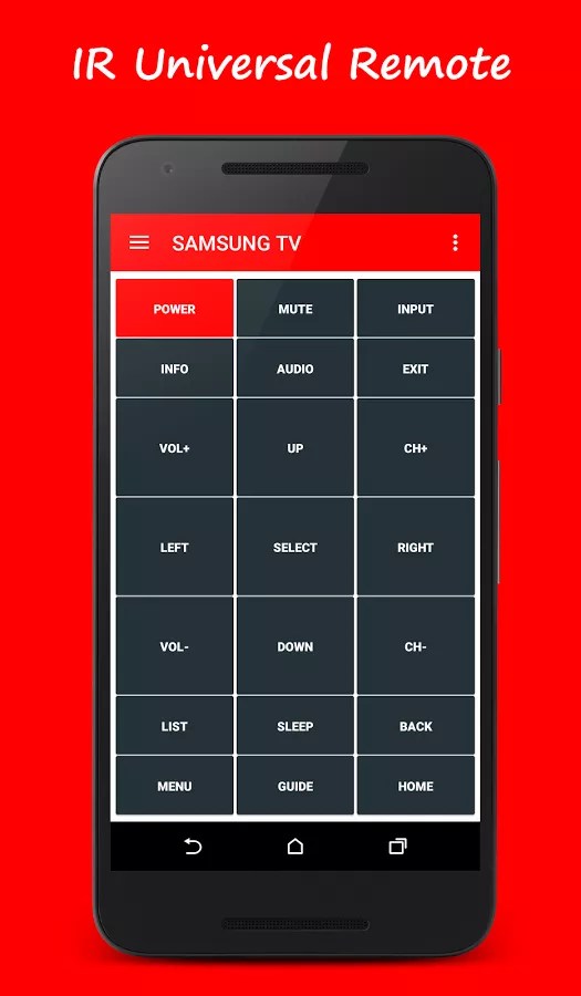 IR Universal Remote è il universale a portata