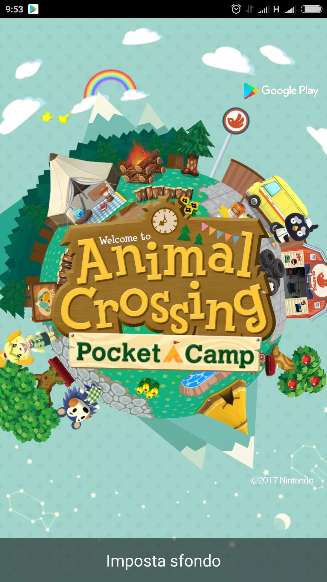 [Live Wallpaper] Animal Crossing Pocket Camp è uno sfondo animato che