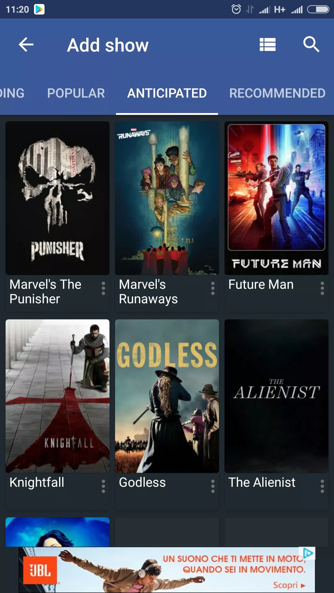 Seguite le serie tv preferite con l'app Series Mate Trakt.tv client