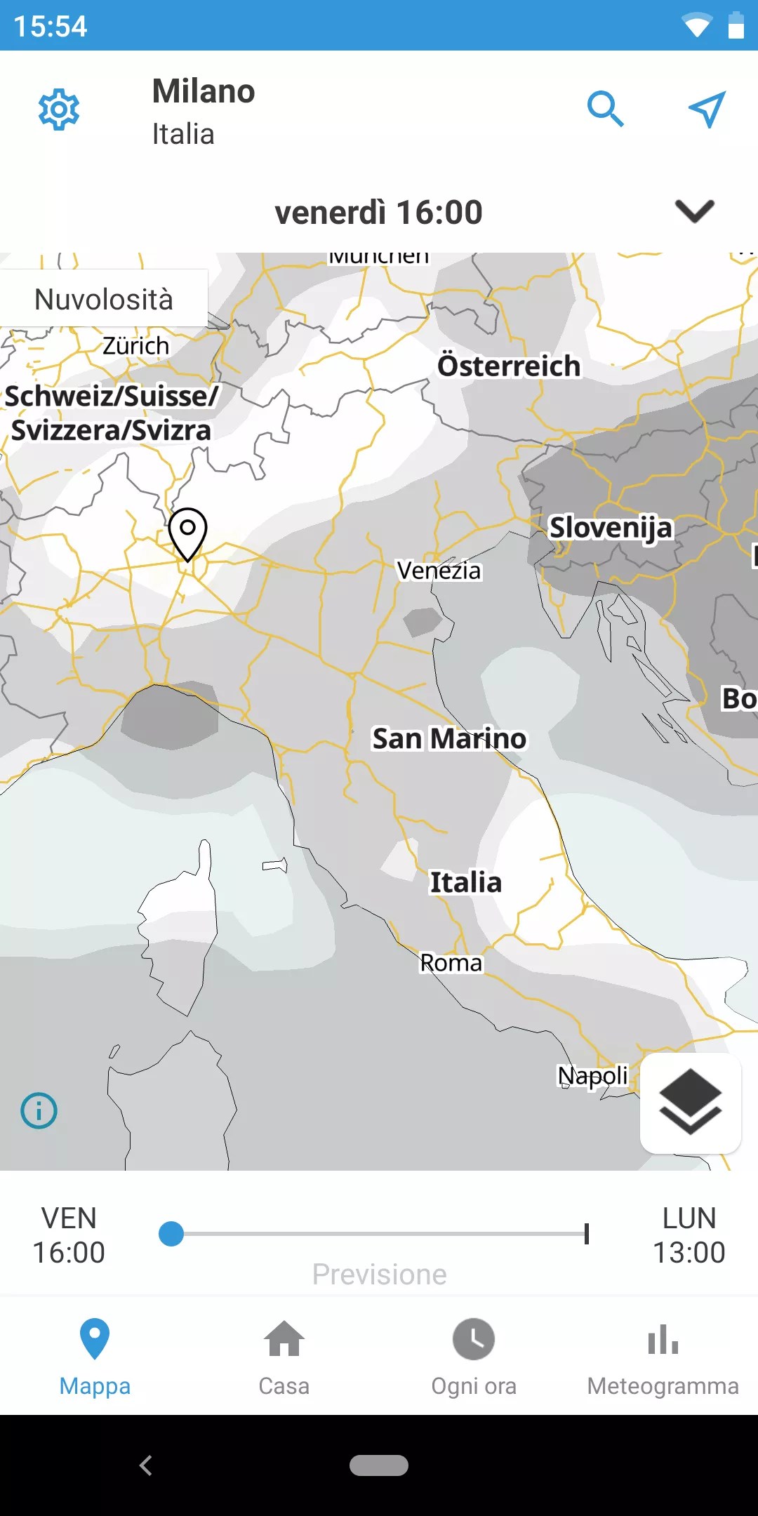 Foreca Weather fornisce le previsioni del tempo con un nuovo look