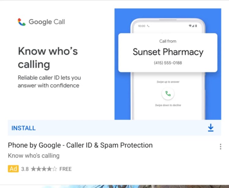 Google Telefono Google Call