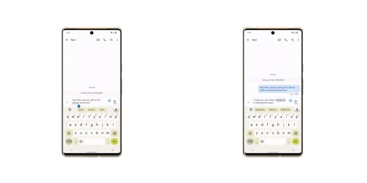 google pixel 6 assistant gboard