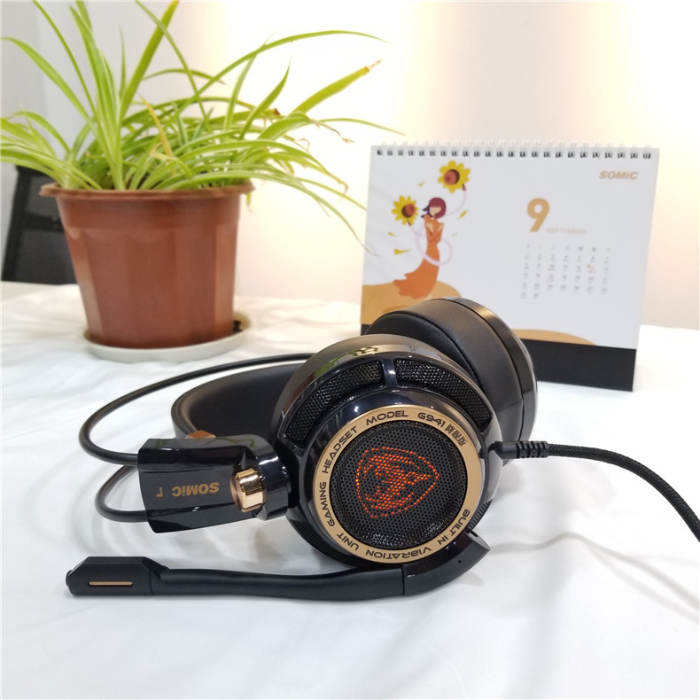 SOMIC G941 Virtual 7.1 Surround Sound Gaming Headset with Mic for PC PS4 and Laptop