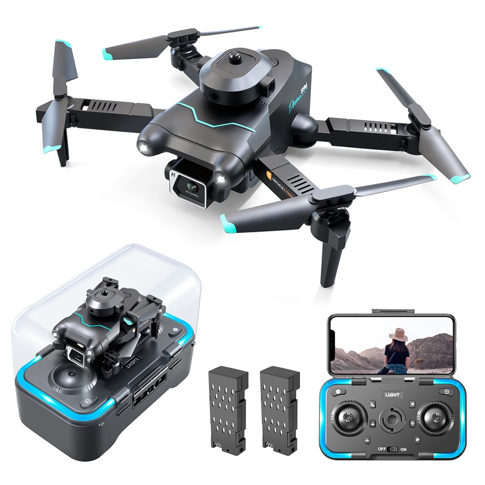 S96 Dual Cameras RC Quadcopter Zoom Smart Hover Folding Remote Control