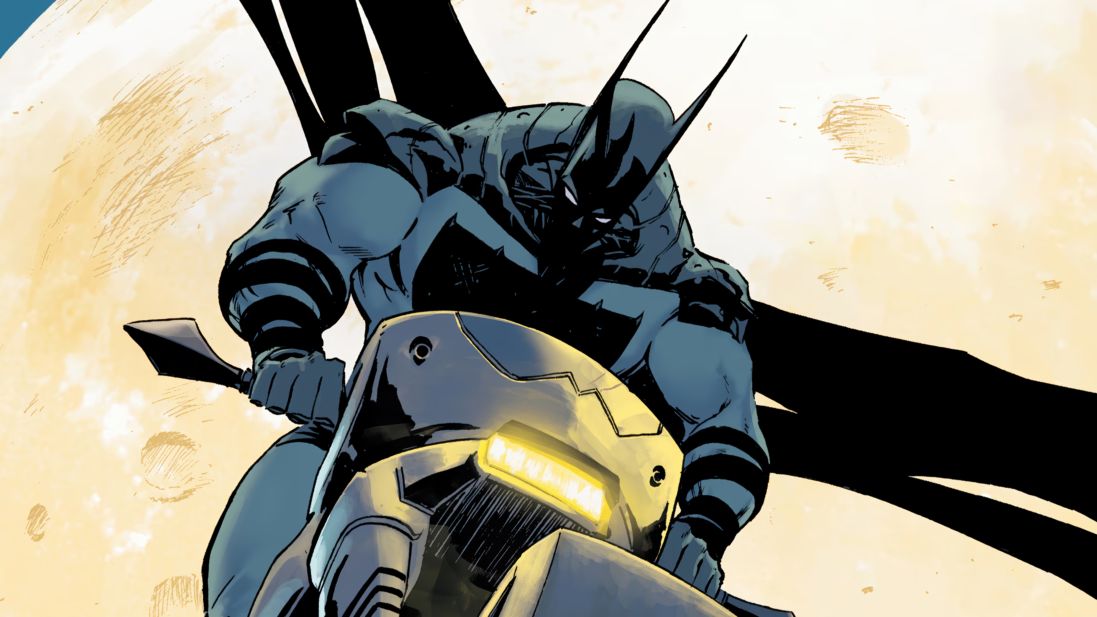 5872b Absolute, Batman, Motorcycle, 4K Wallpaper PC Desktop