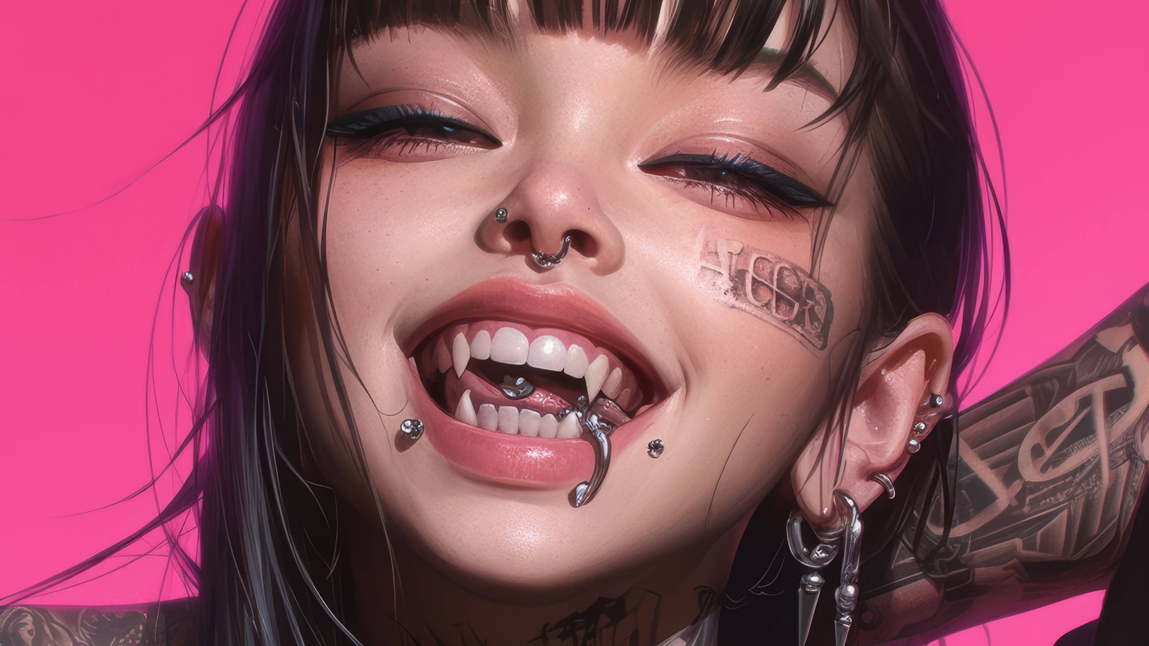 Anime Characters With Tattoos And Piercings Bold Selfexpression In