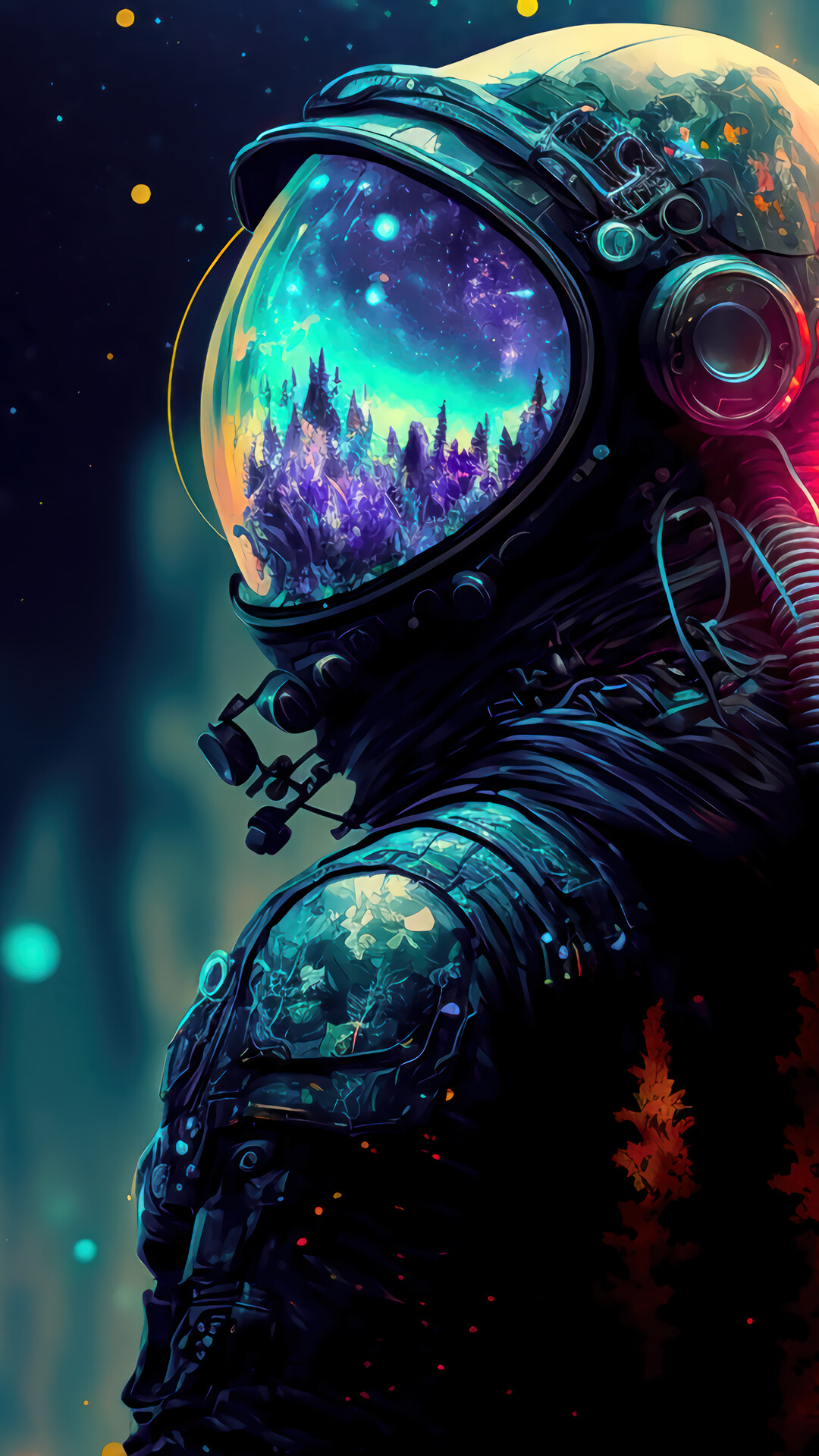 Astronaut Digital Art 4K 6091k Wallpaper iPhone Phone