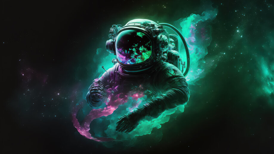 Astronaut Space Art 4K 7001k Wallpaper iPhone Phone