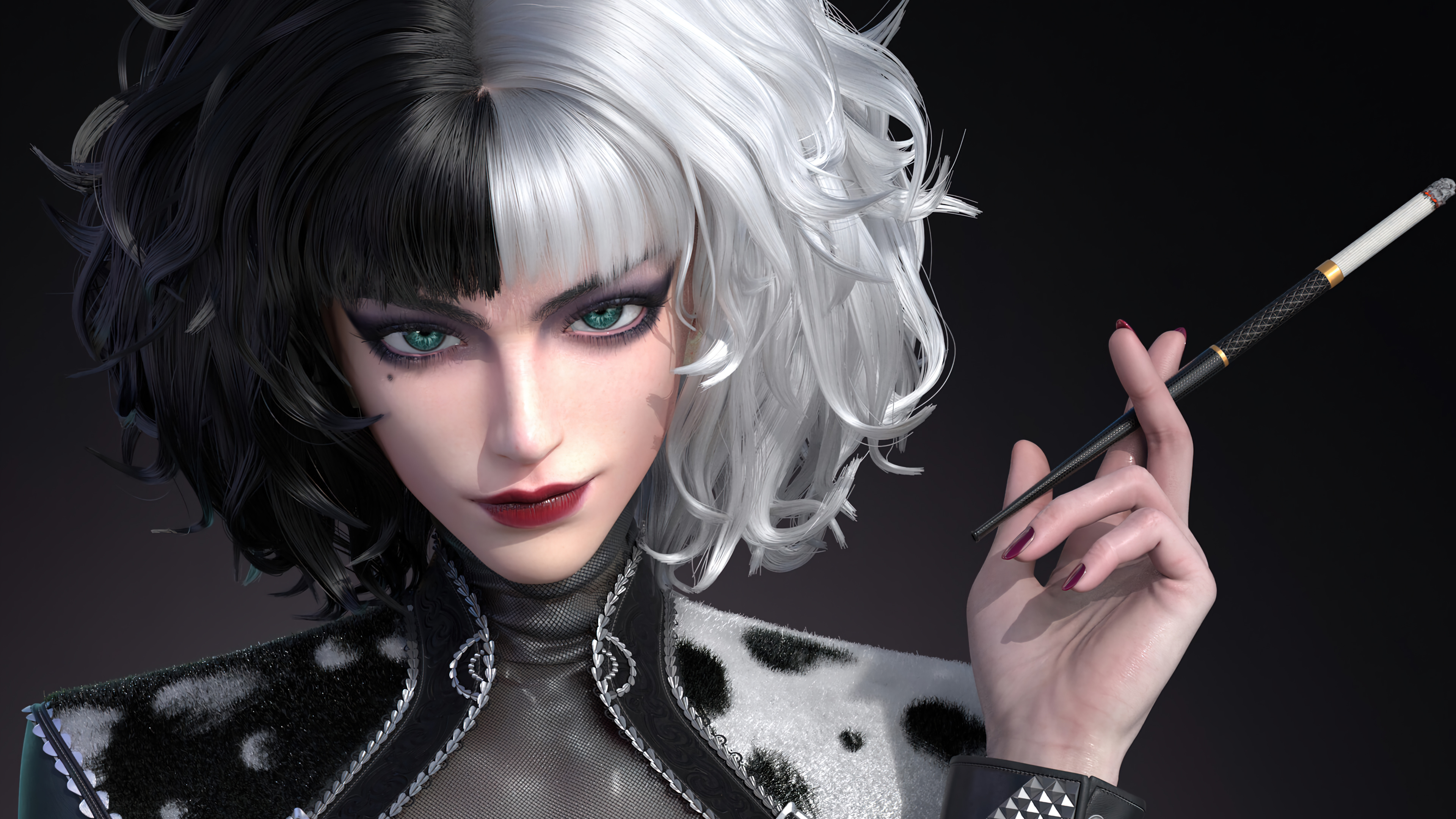 Cruella CGI 4K 1141f Wallpaper PC Desktop