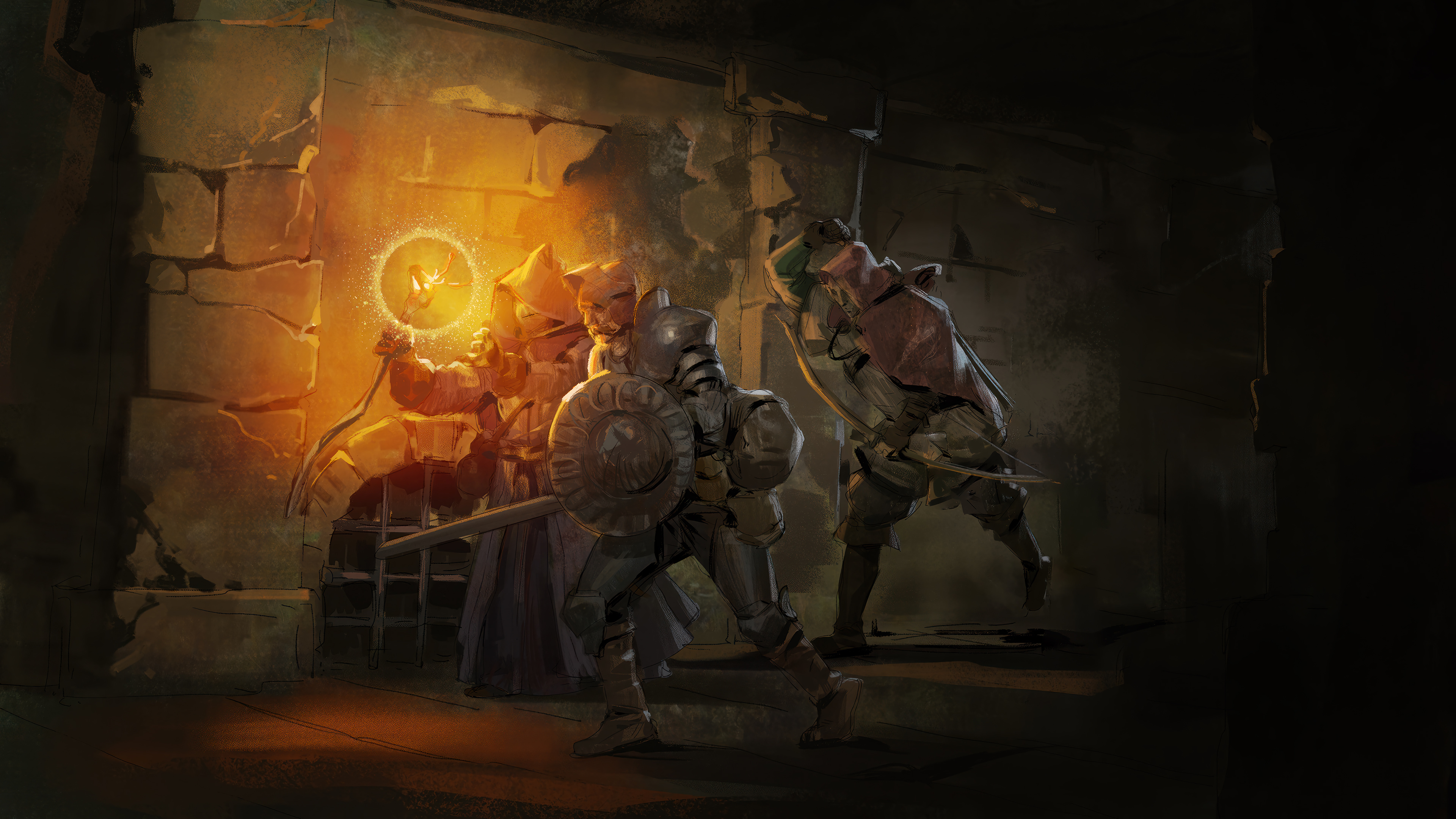 Dark and Darker Dungeon 4K #8131j Wallpaper PC Desktop