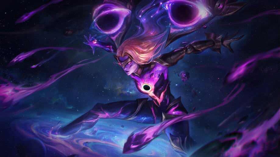 5652b Dark Star, Kai`Sa, LoL, Skin, Splash Art, 8K Wallpaper iPhone Phone