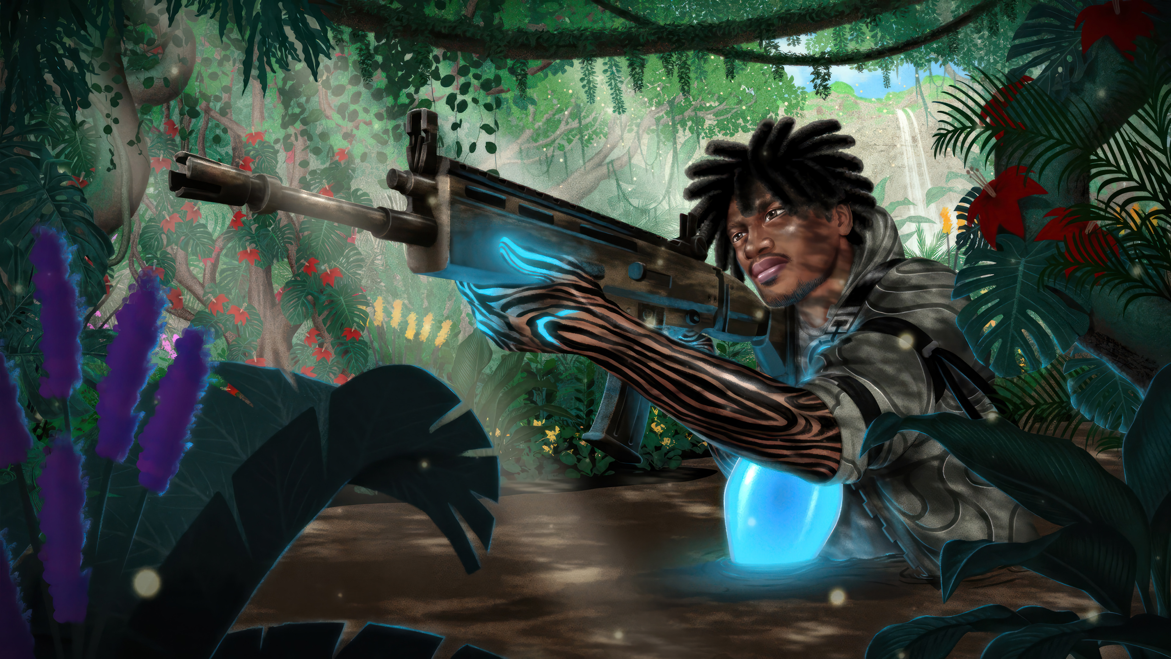 Fortnite Trace Chapter 4 Season 4K 8581k Wallpaper PC Desktop