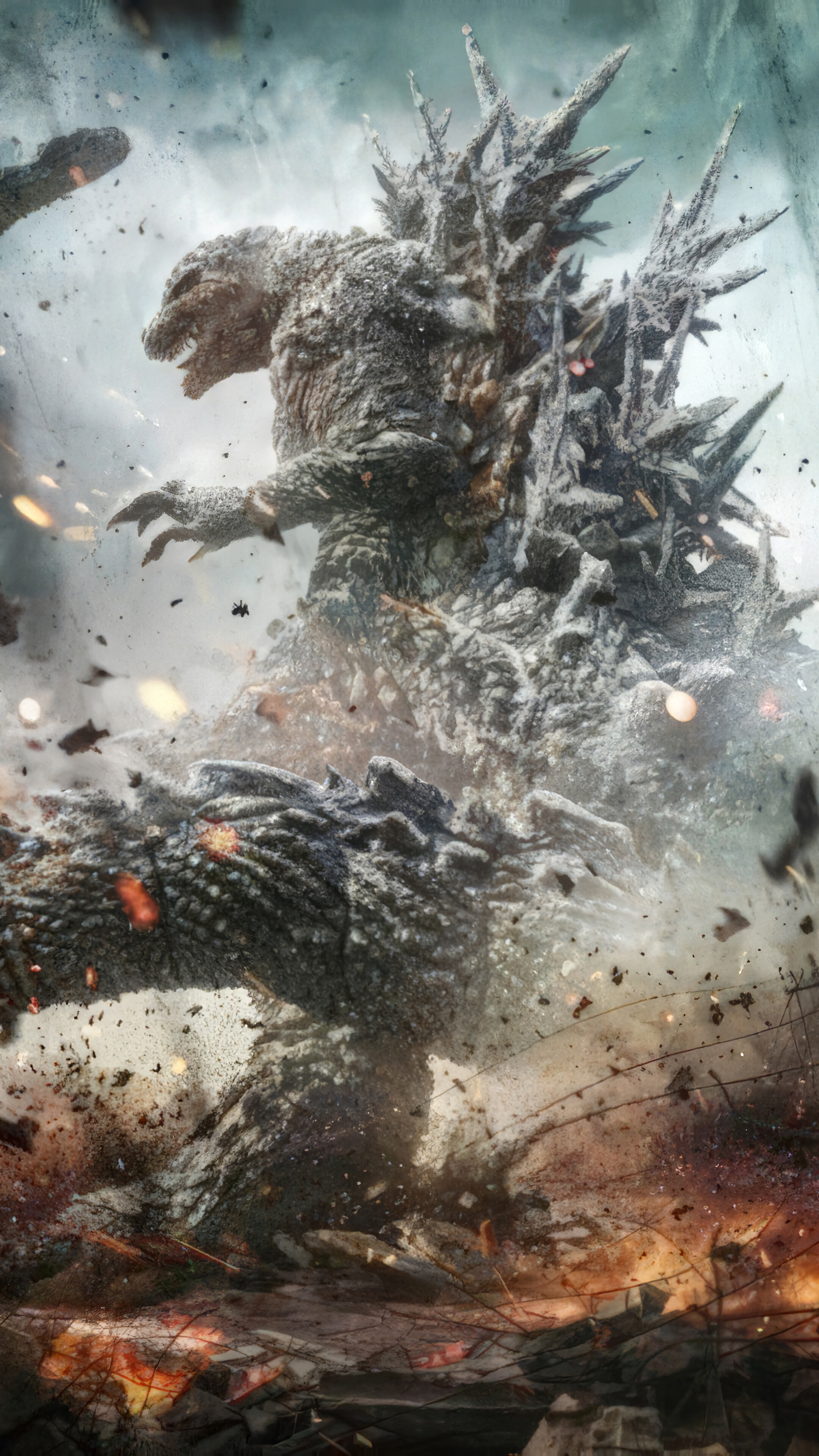 Godzilla Minus One 4K 351o Wallpaper iPhone Phone