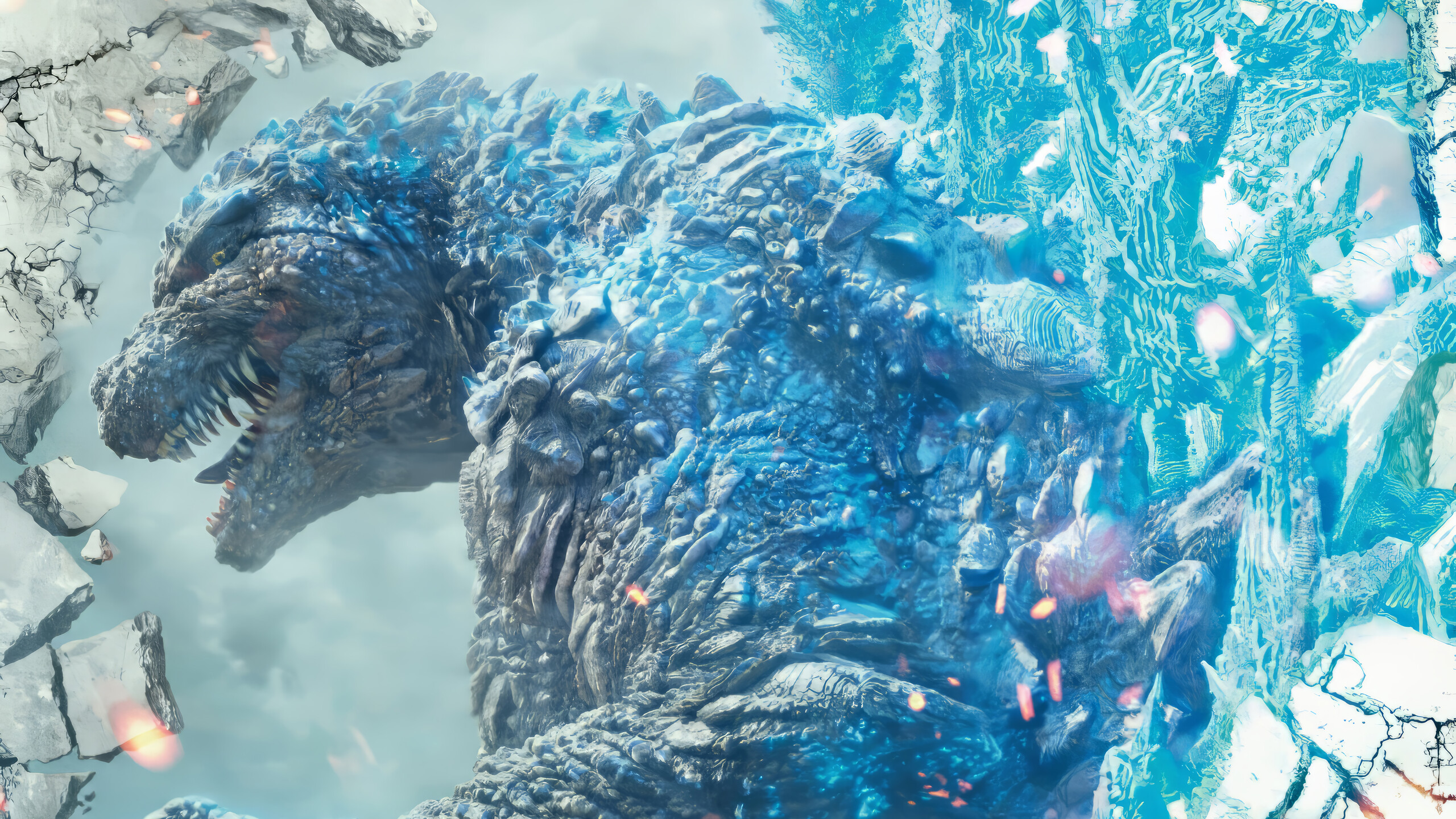 Godzilla Minus One Movie Poster 4K 3431n Wallpaper PC Desktop