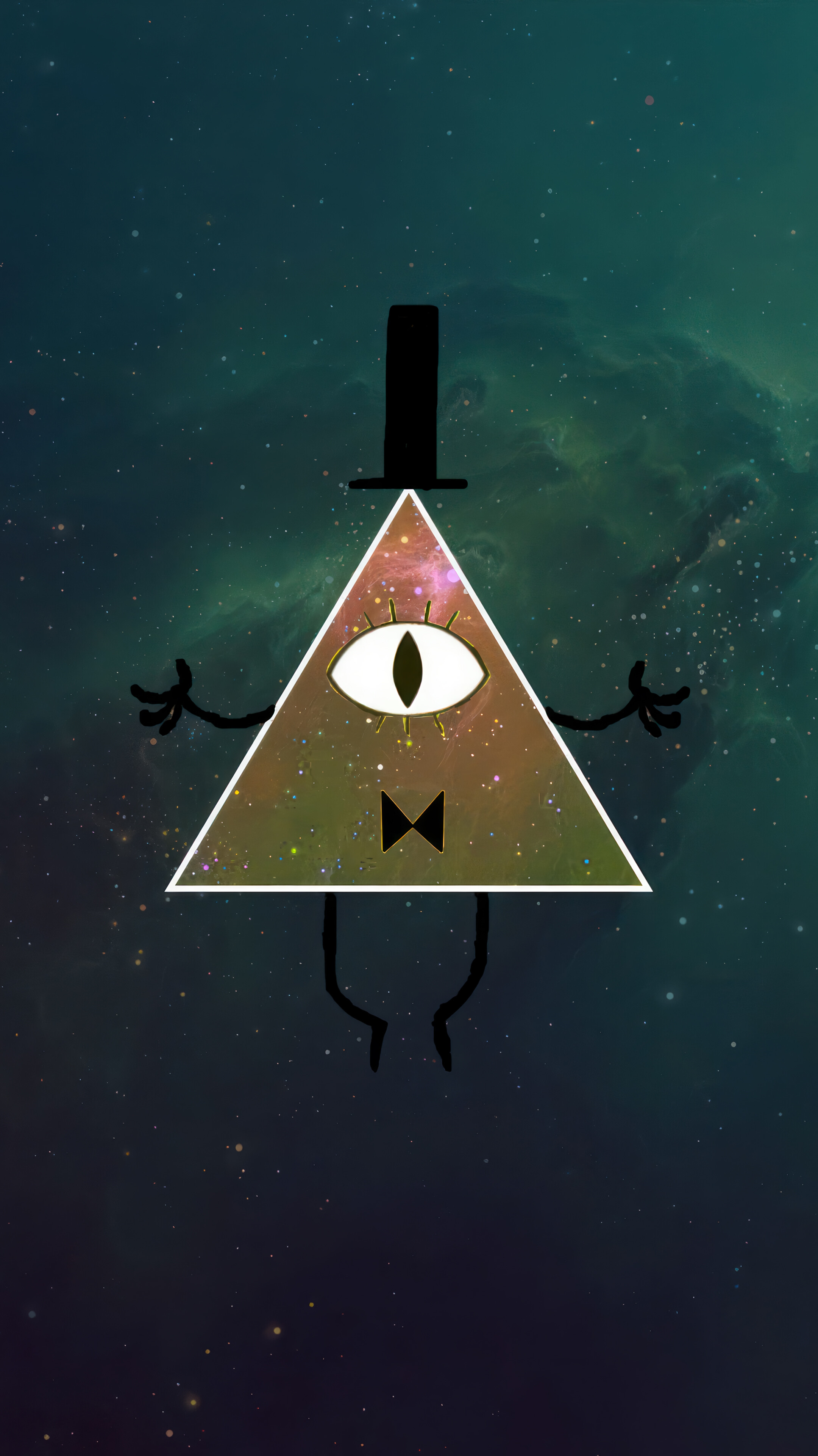 Gravity Falls Bill Cipher 4K 4462a Wallpaper iPhone Phone