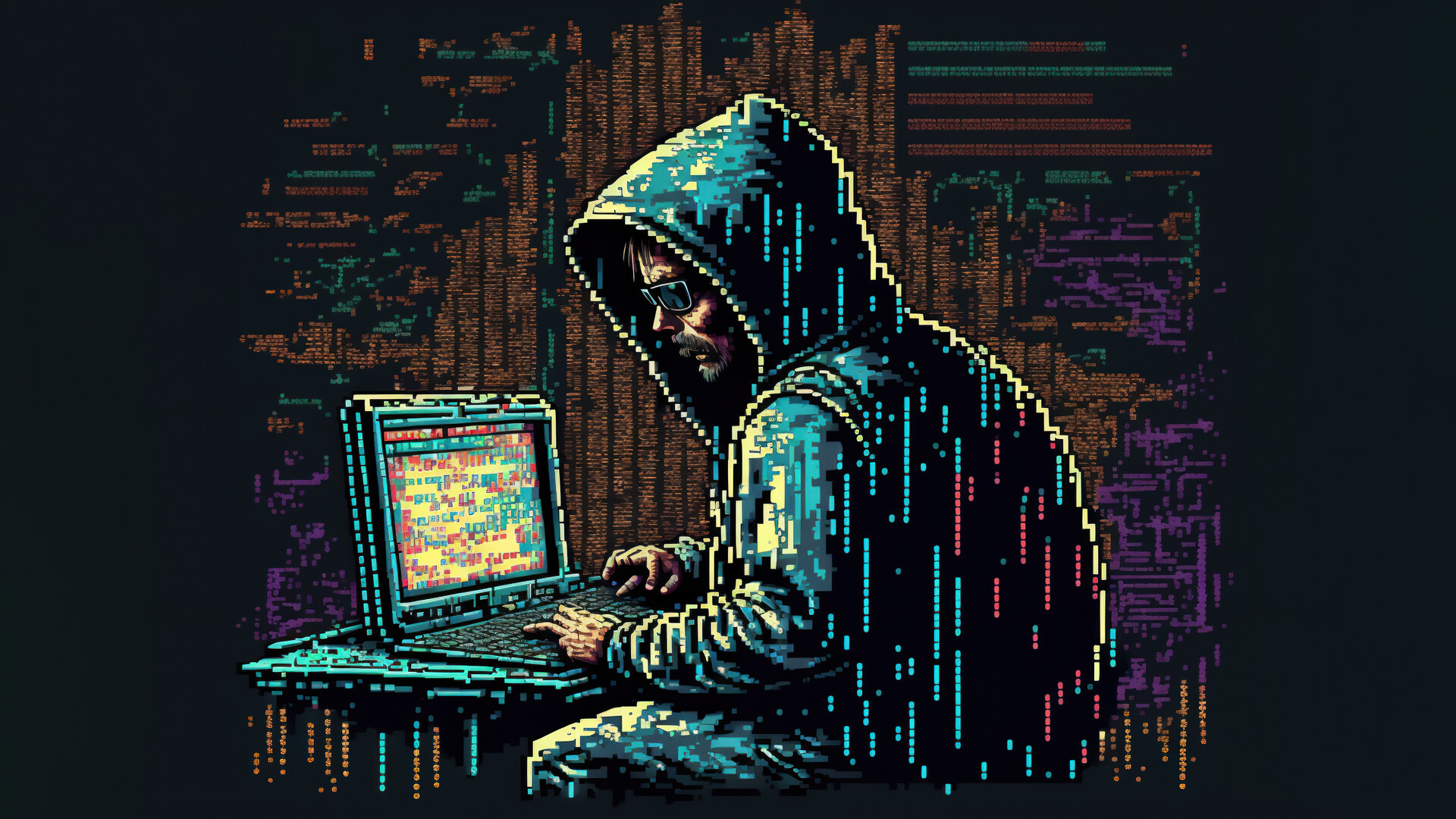 Hacker 4K 5320i Wallpaper iPhone Phone