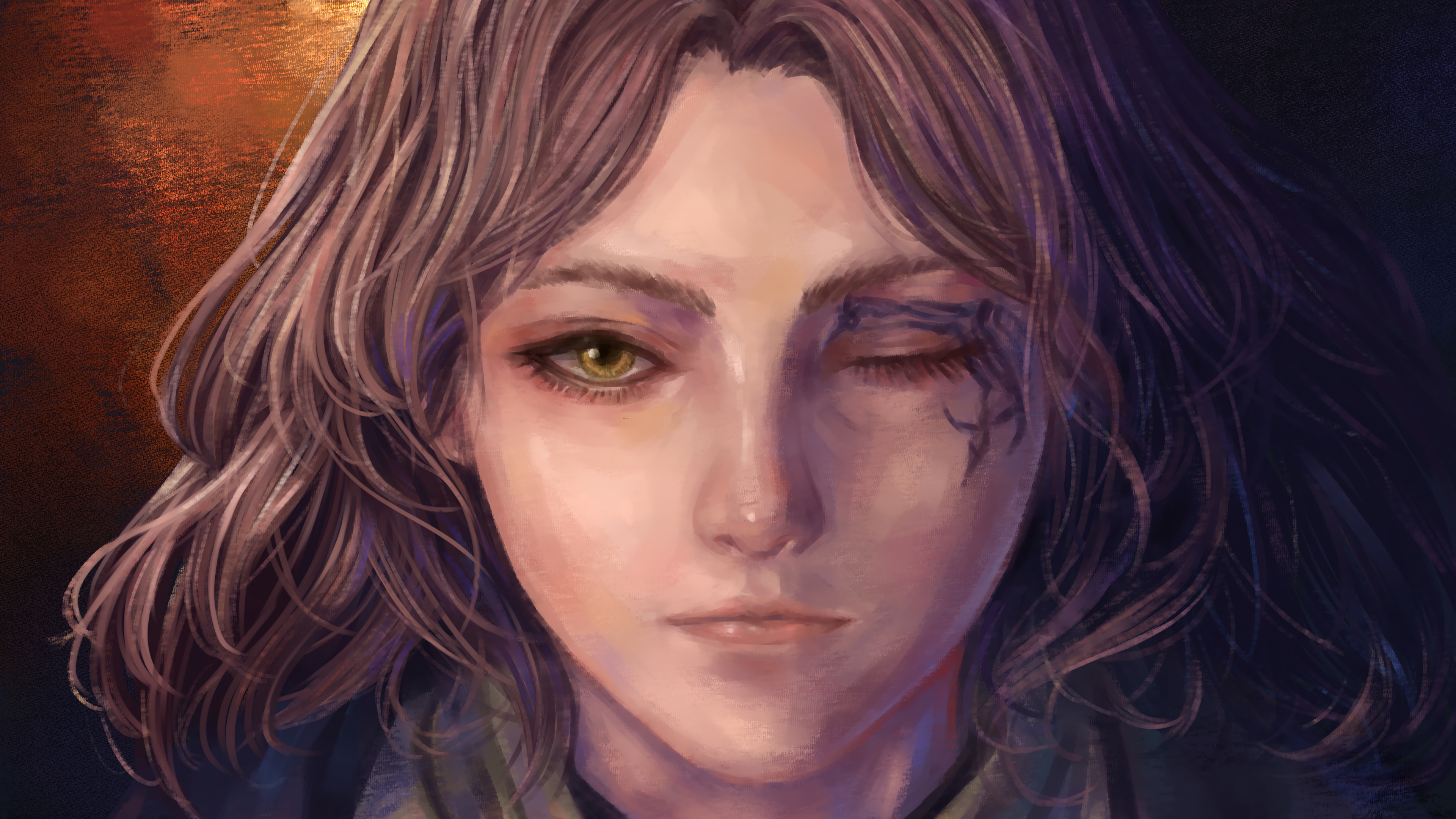 Melina Elden Ring Art 4K 8021f Wallpaper PC Desktop