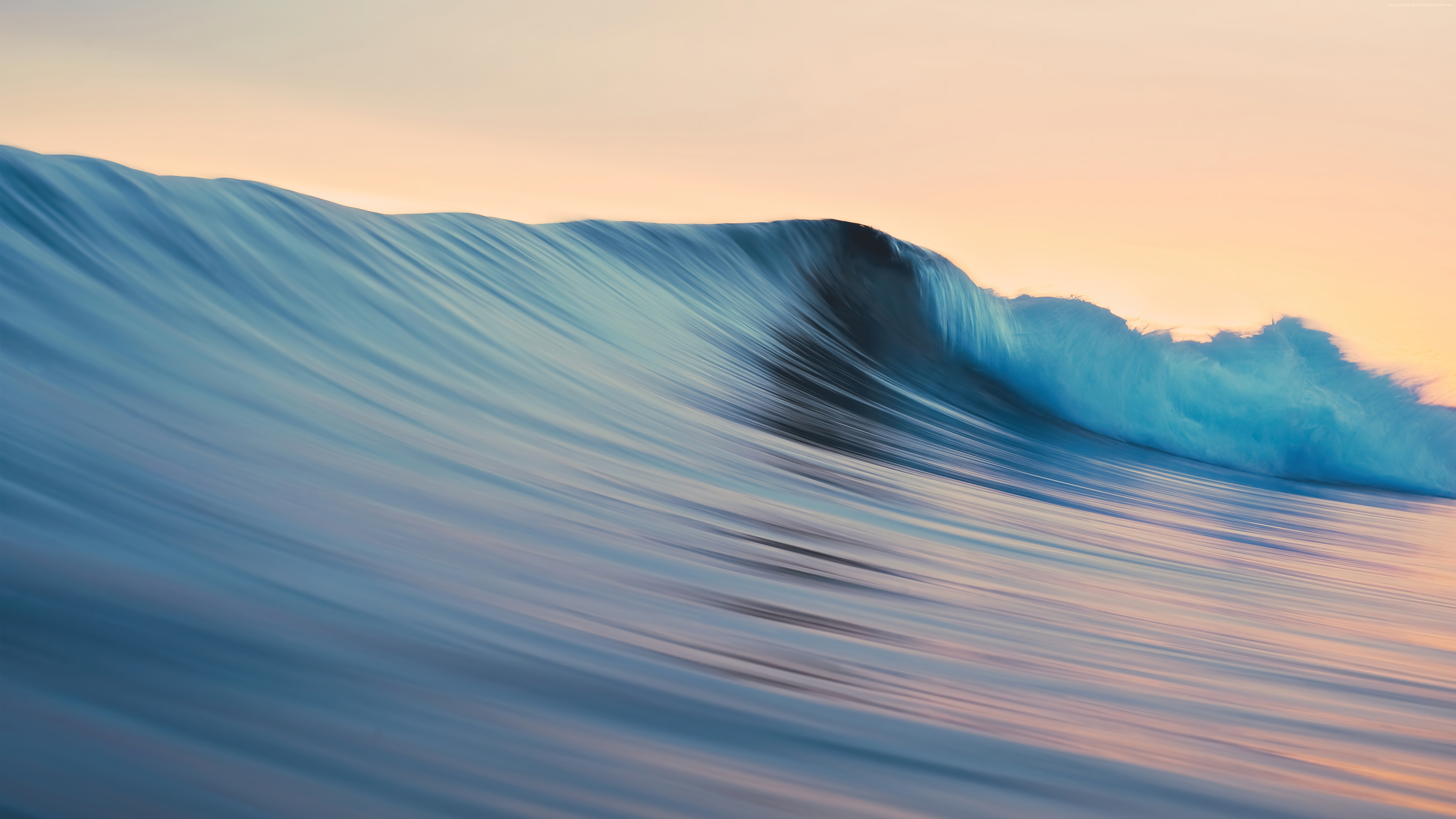 Ocean Wave macOS Background 4K 4200e Wallpaper PC Desktop