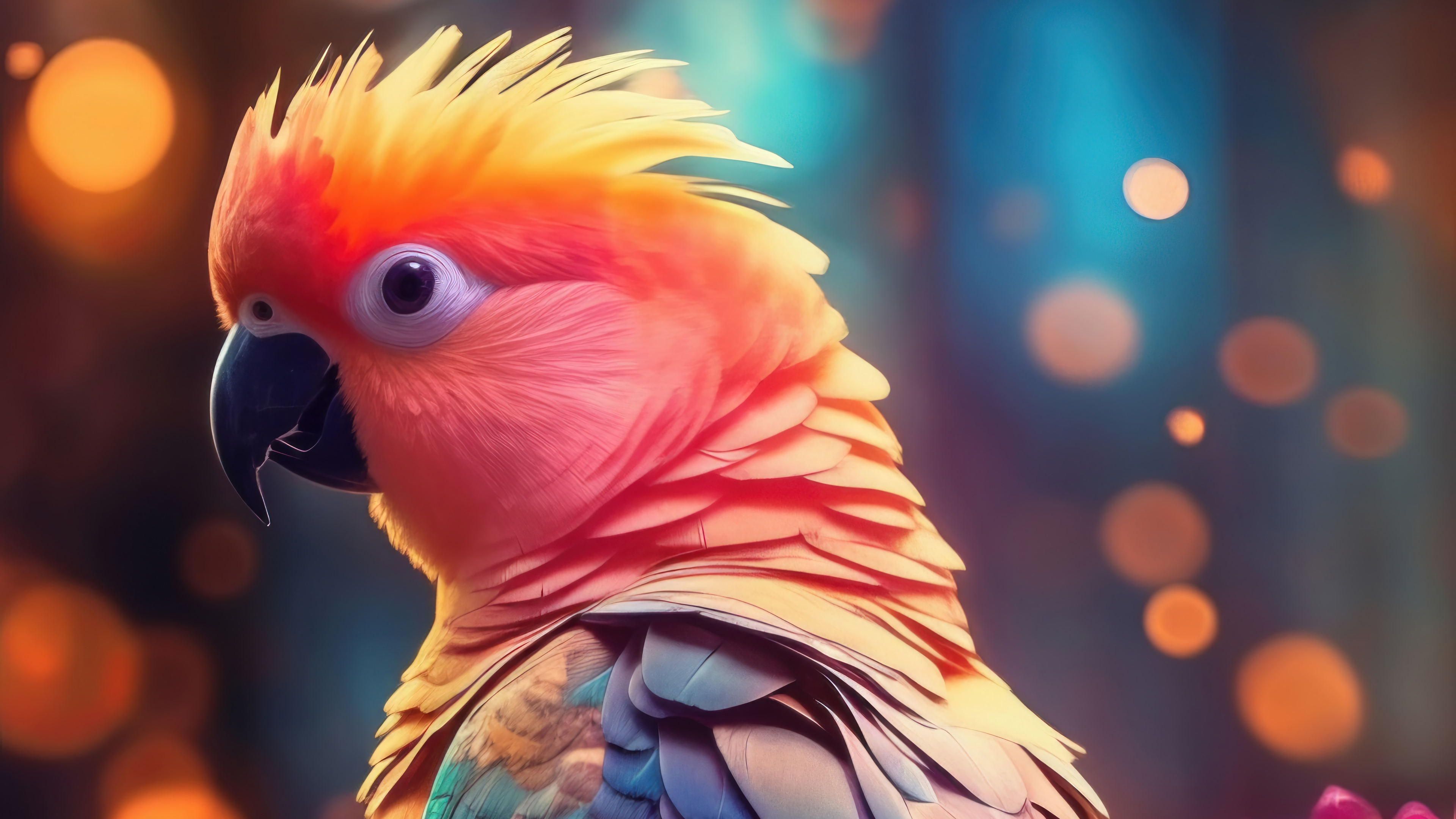 Parrot Bird 4K 8421m Wallpaper PC Desktop