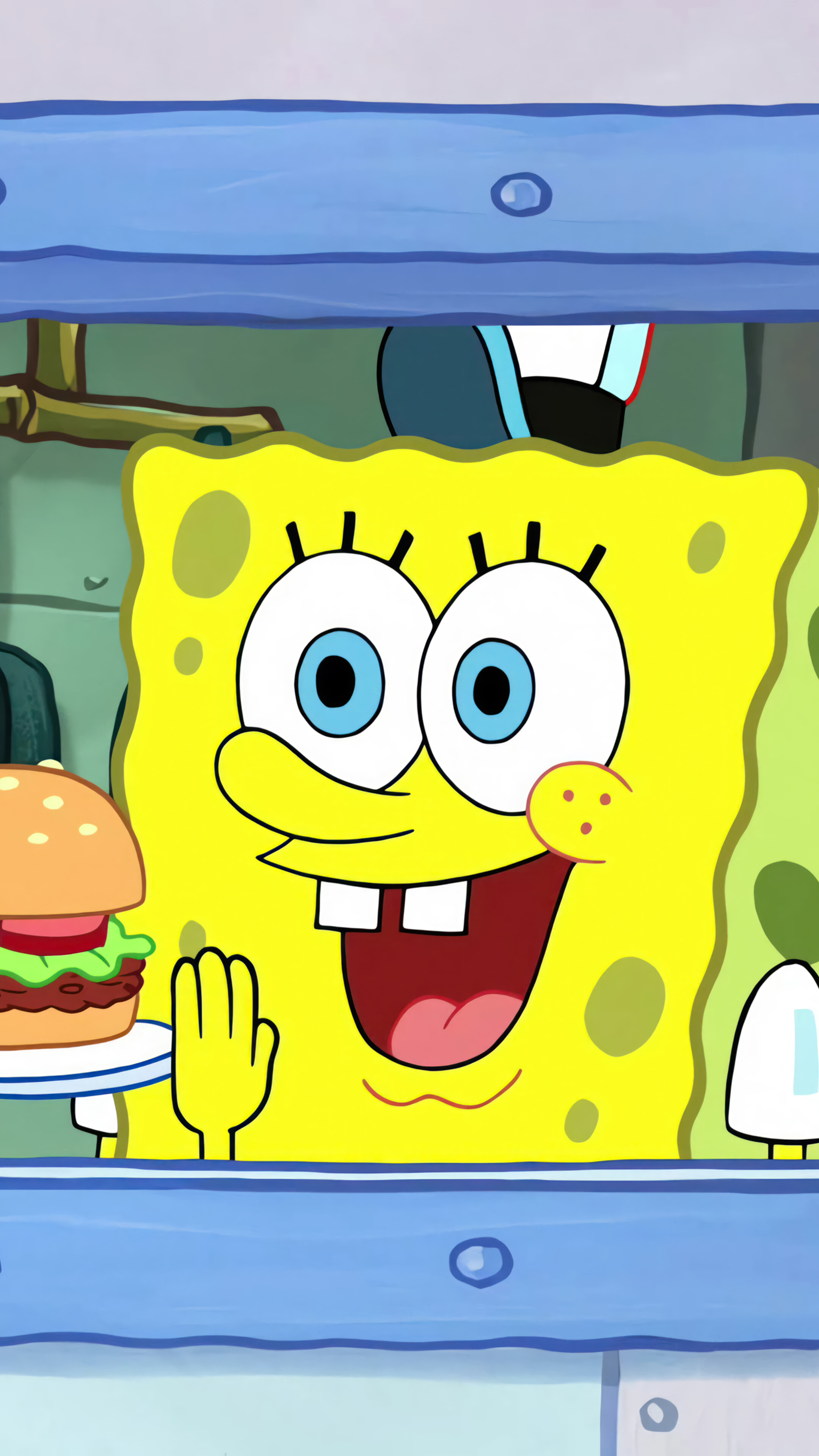 SpongeBob Krusty Krab Burger 4K 8310i Wallpaper PC Desktop