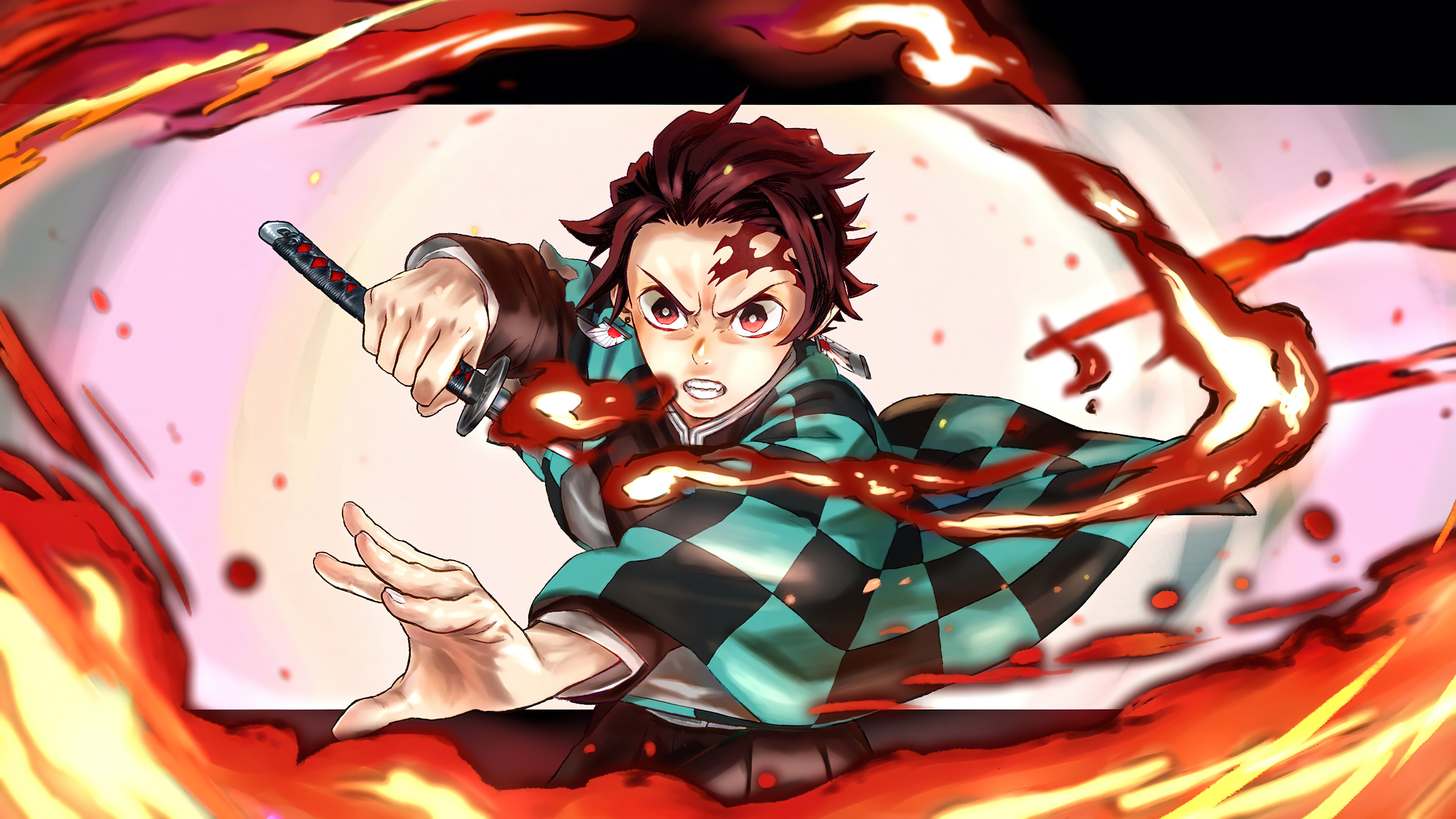 Tanjiro Kimetsu no Yaiba 4K 2381f Wallpaper PC Desktop