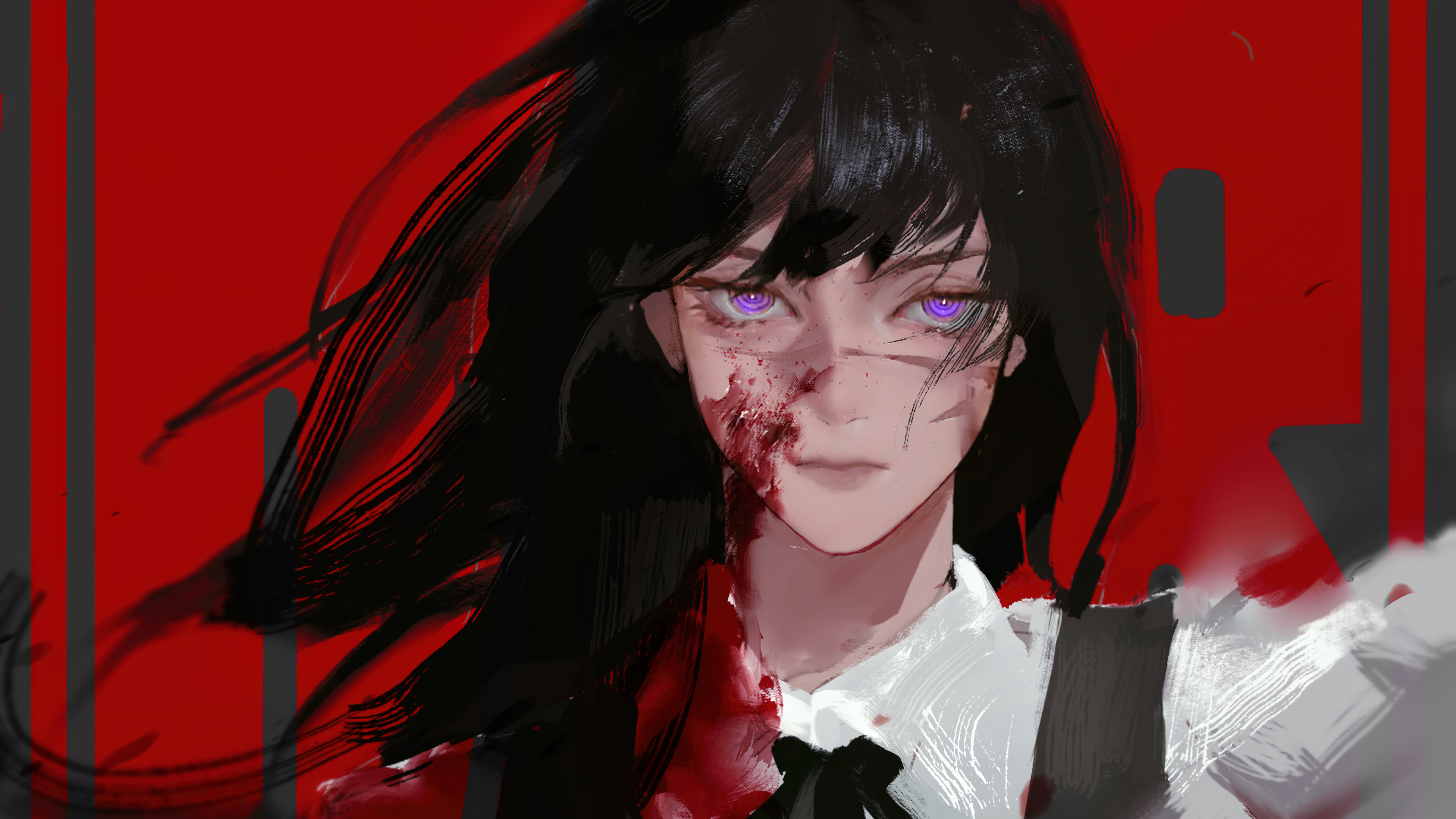 War Devil Chainsaw Man Art 4K 1001j Wallpaper PC Desktop