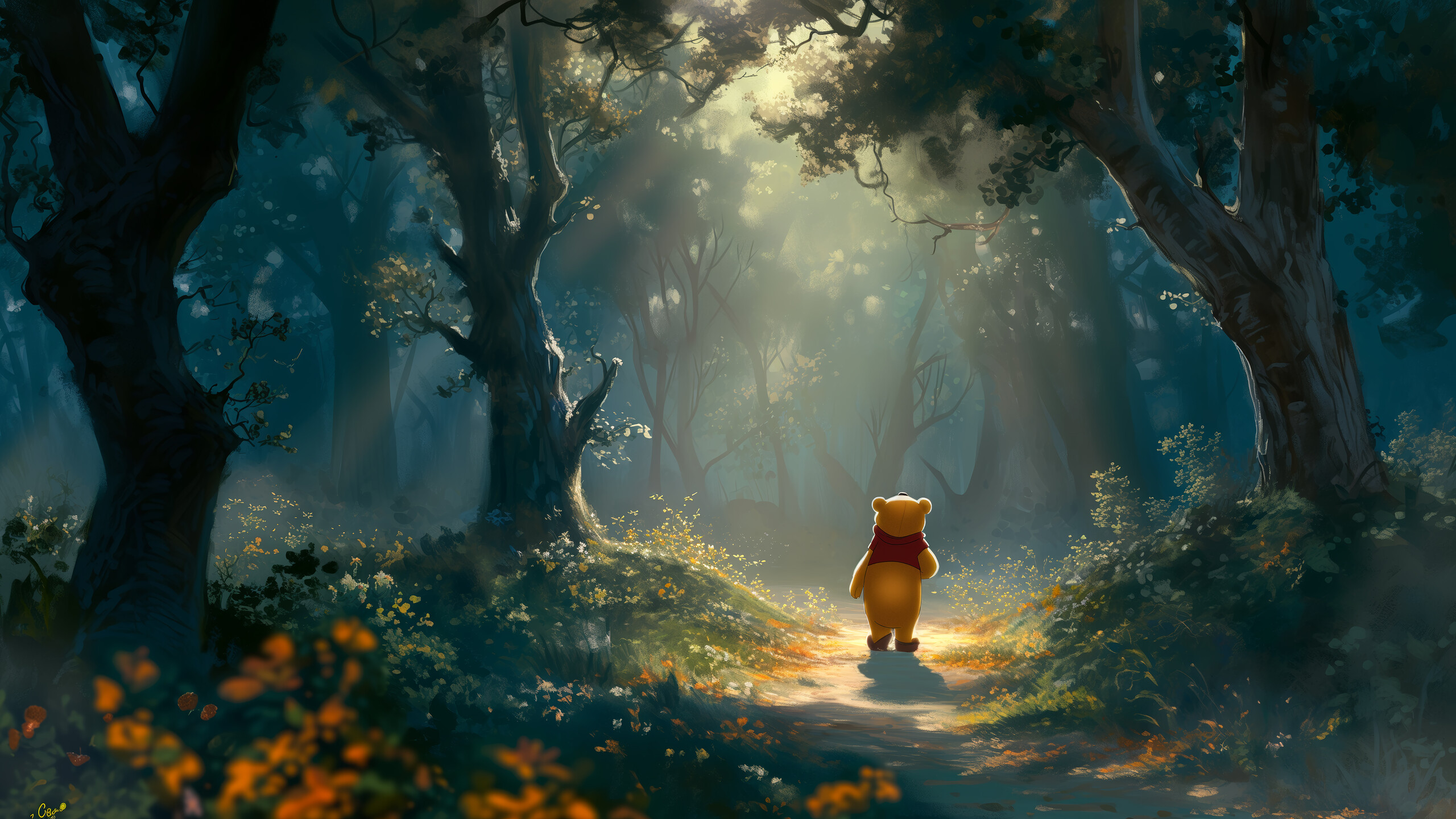 Winnie the Pooh 4K 2170j Wallpaper PC Desktop