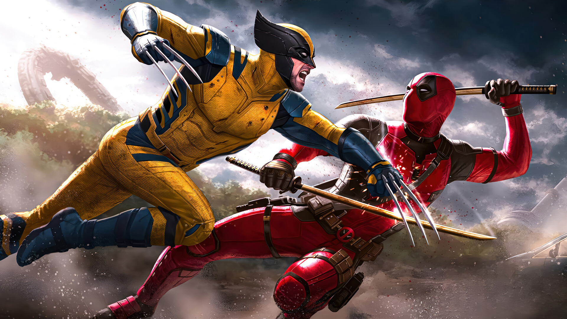 Wolverine Vs Deadpool Deapool 4K 3252a Wallpaper PC Desktop