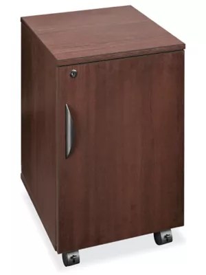 Downtown Mobile Pedestal Espresso H10093ESP Uline