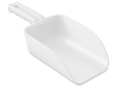 Remco Colored Plastic Scoop 32 oz, White H10134W Uline