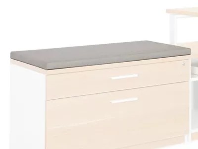 Seat Cushion for Designer Storage LDesk 35 x 19" H10378 Uline