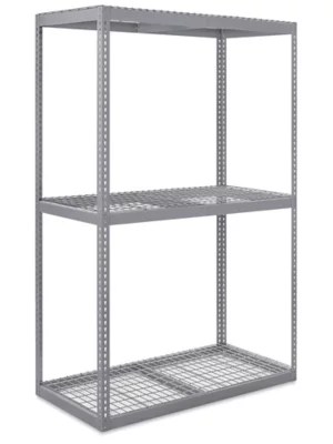 Wide Span Storage Rack Wire Decking, 60 x 30 x 96" H10545 Uline