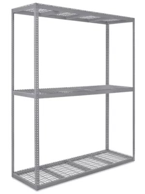 Wide Span Storage Rack Wire Decking, 96 x 30 x 120" H10550 Uline