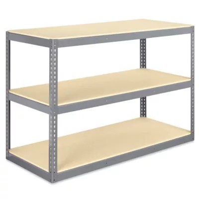 Wide Span Storage Rack Particle Board, 72 x 30 x 48" H10564 Uline