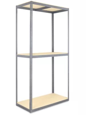 Wide Span Storage Rack Particle Board, 60 x 30 x 120" H10577 Uline