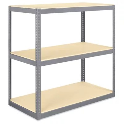 Wide Span Storage Rack Particle Board, 60 x 30 x 60" H10594 Uline