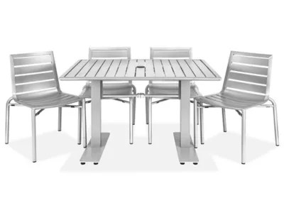 Bayshore Patio Table and 4 Side Chairs H10779 Uline