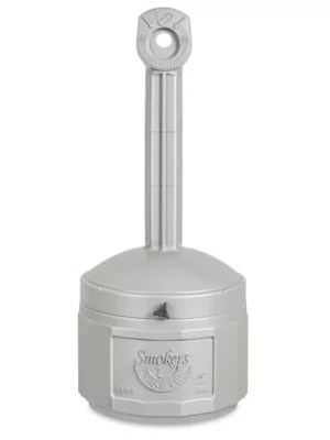Uline Plastic Smoker's Receptacle Gray H1103GR Uline