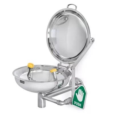 Uline Wall Mount Eyewash Station Stainless Steel H11049 Uline