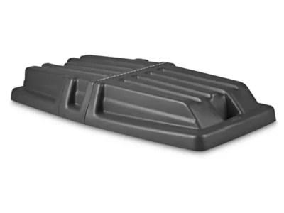 Rubbermaid® Tilt Truck Lid 1/2 Cubic Yard, Black H1108LBL Uline