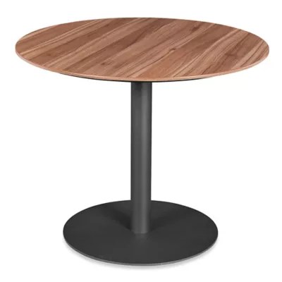 Metro Deluxe Café Table - 36" Diameter, Walnut H-11128 - Uline