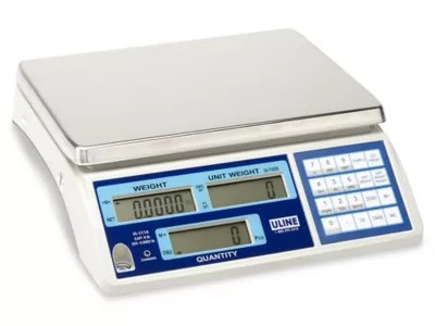 Uline Industrial Counting Scale 6 lbs x .0005 lb H1114 Uline