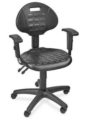 Uline Polyurethane Work Chair with Arms H11207 Uline