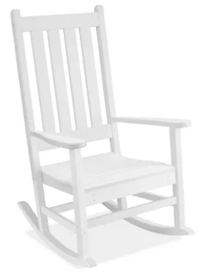 Polywood® Rocking Chair White H11335W Uline